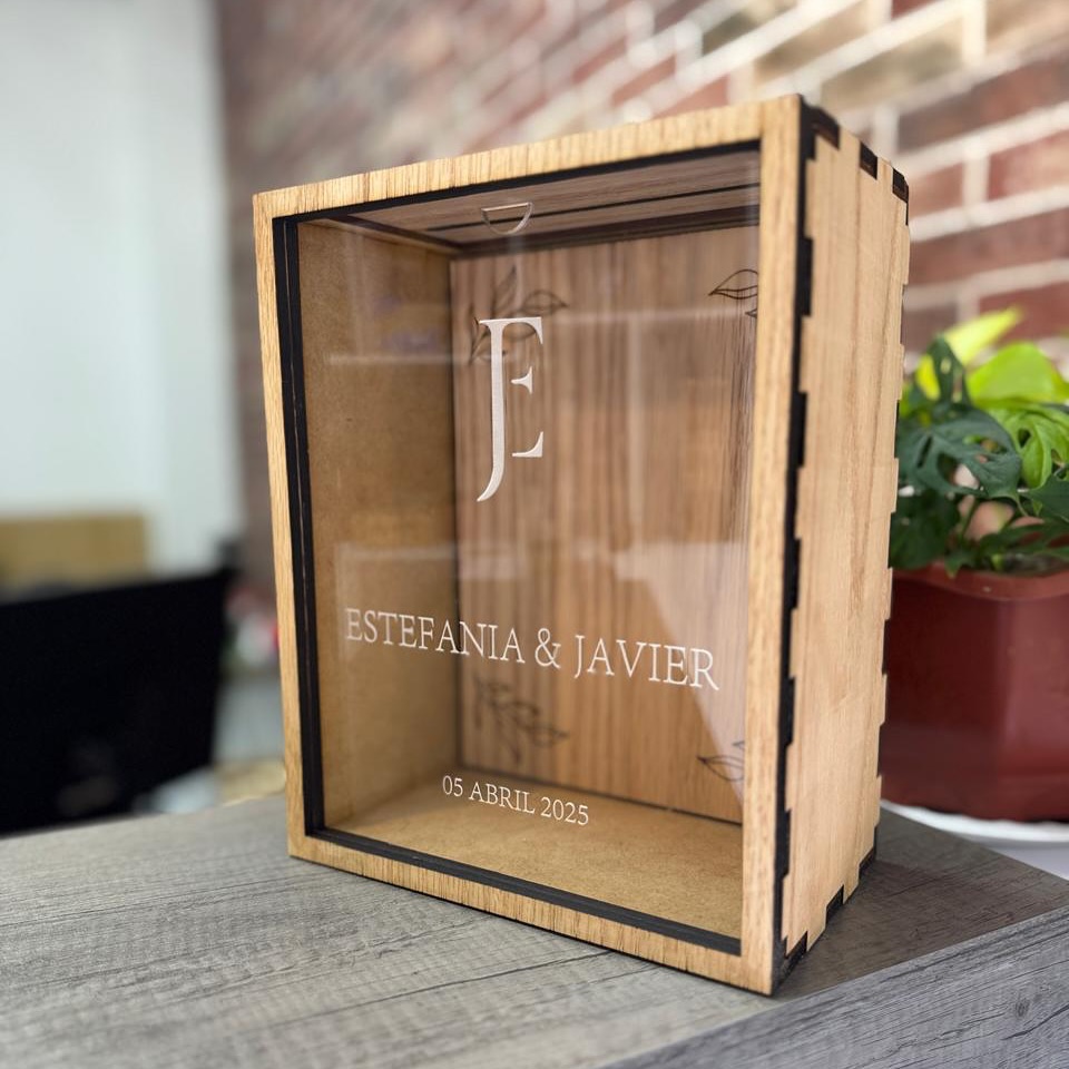 Alcancia MDF Acrilico